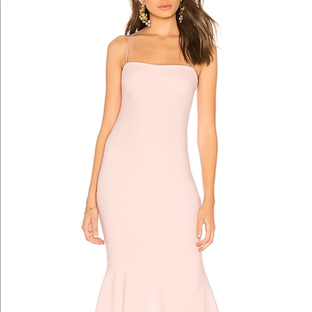 Likely aurora gown size 4- as seen on revolve